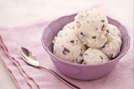 Helado de stracciatella