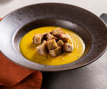 Crema de coliflor y cúrcuma