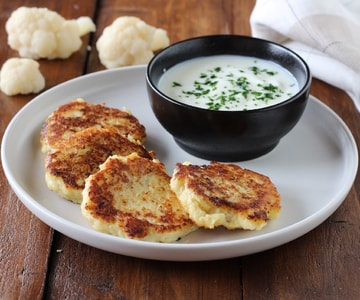 Buñuelos de coliflor