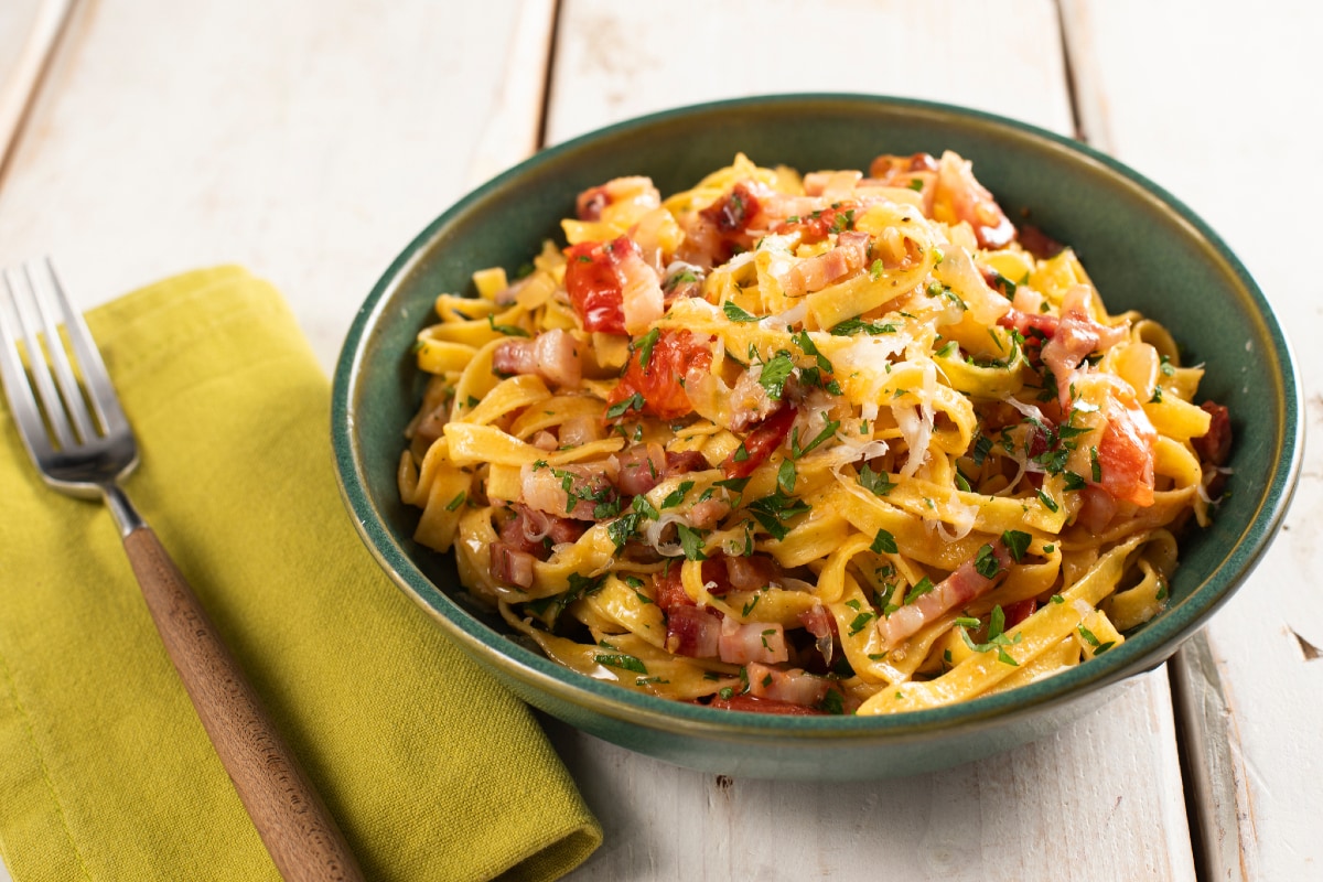Pasta con panceta