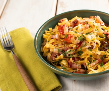 Pasta con panceta