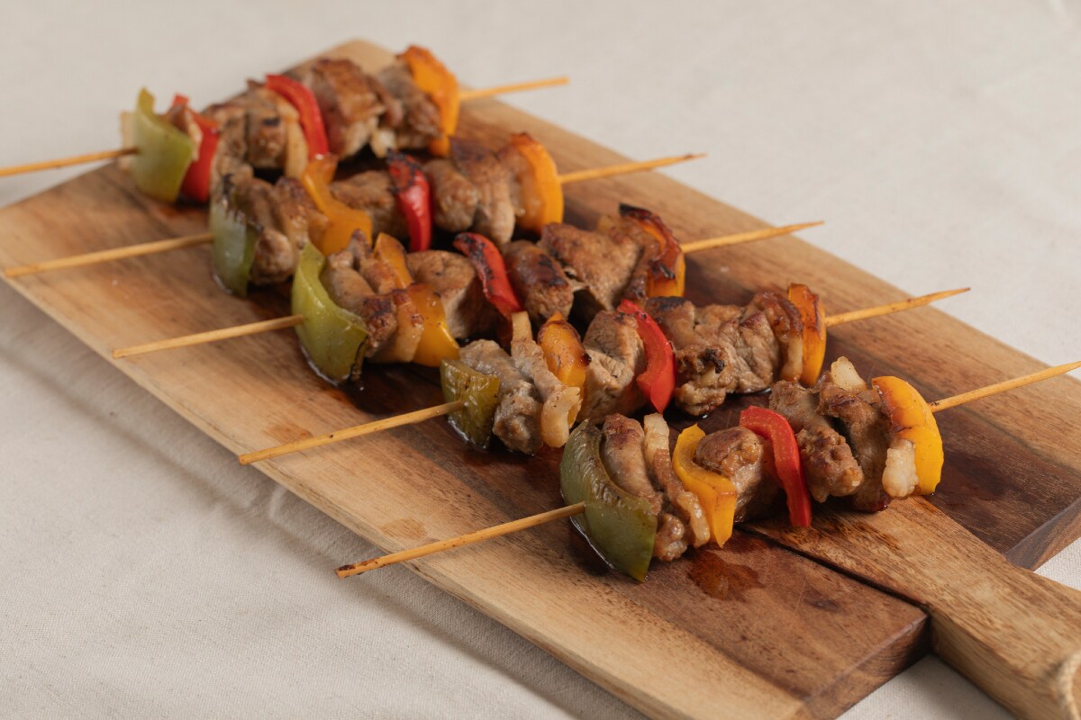 Brochetas de carne