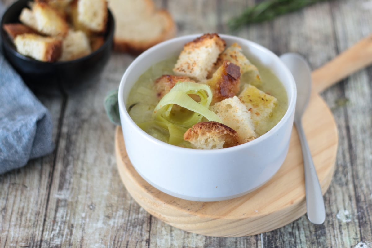 Sopa de puerros