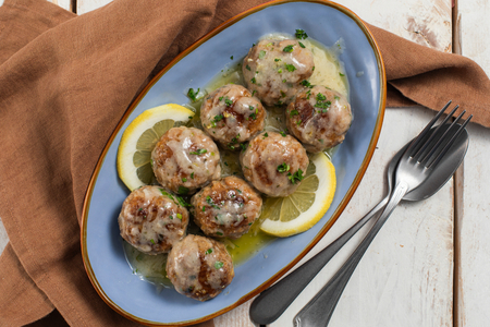 Albóndigas al limón