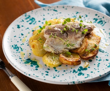 Serviola al horno