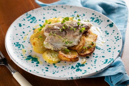 Serviola al horno