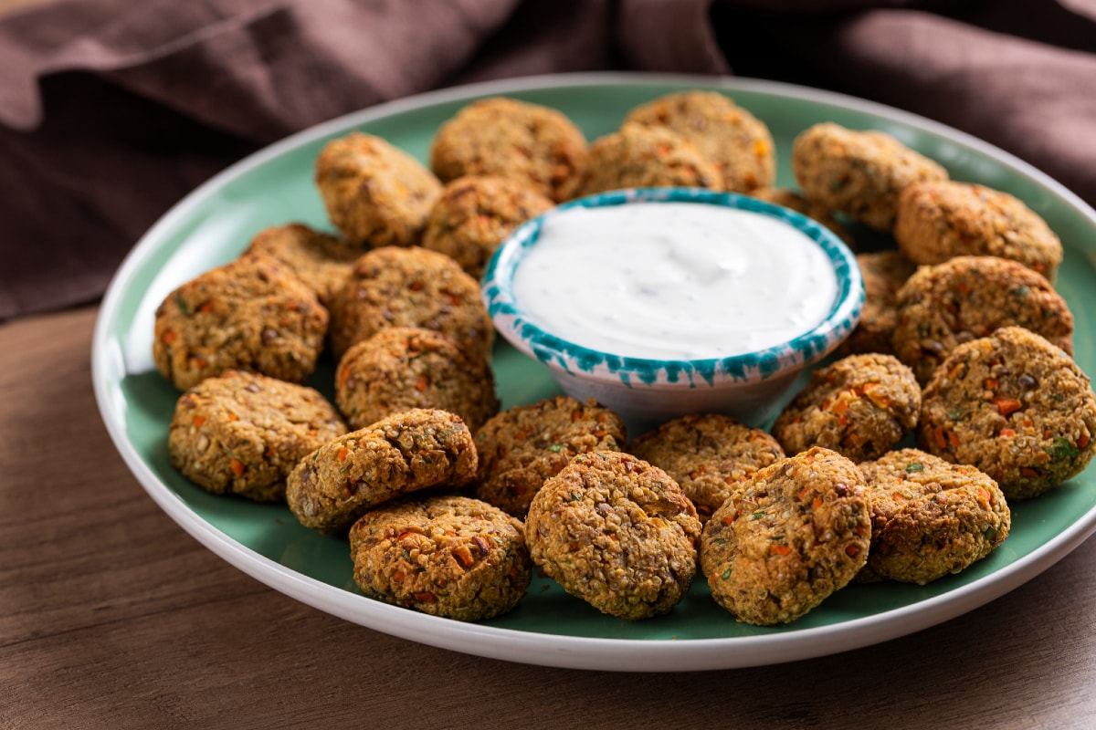 Albóndigas de lentejas y quinoa