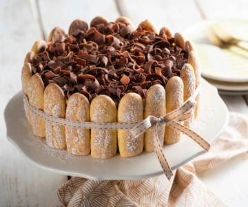 Tarta charlotte a la sopa inglesa