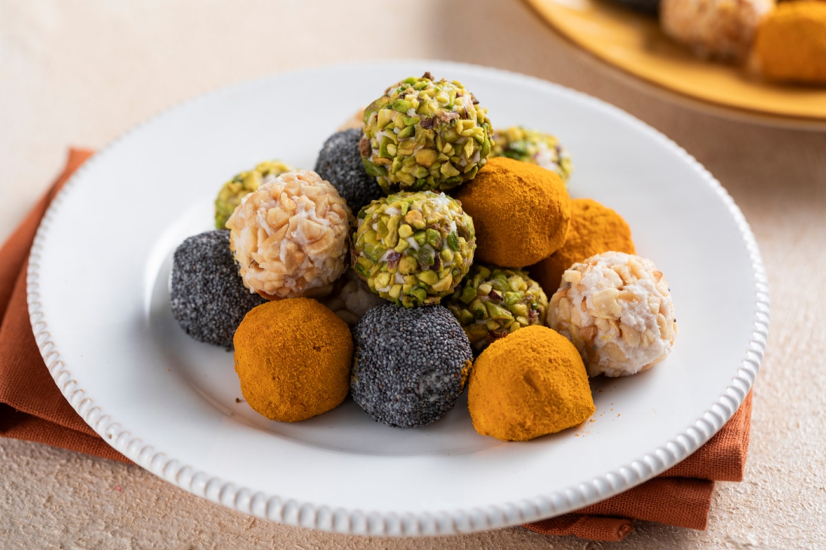 Trufas saladas Arlecchino