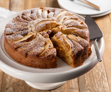 Tarta de manzana y nueces