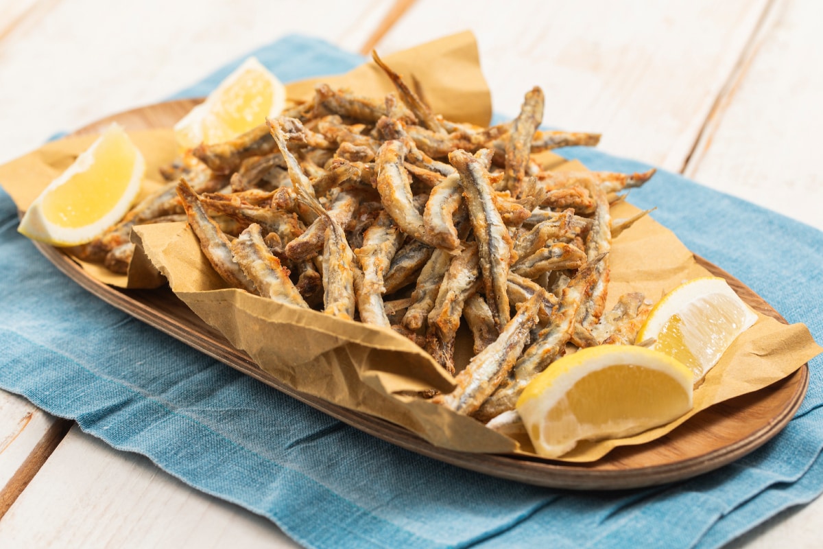 Boquerones en freidora de aire
