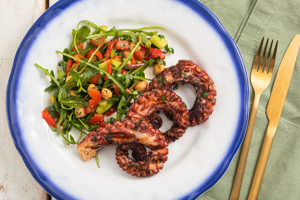 Pulpo a la parrilla