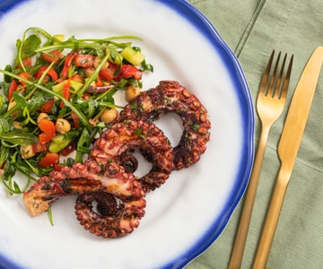 Pulpo a la parrilla