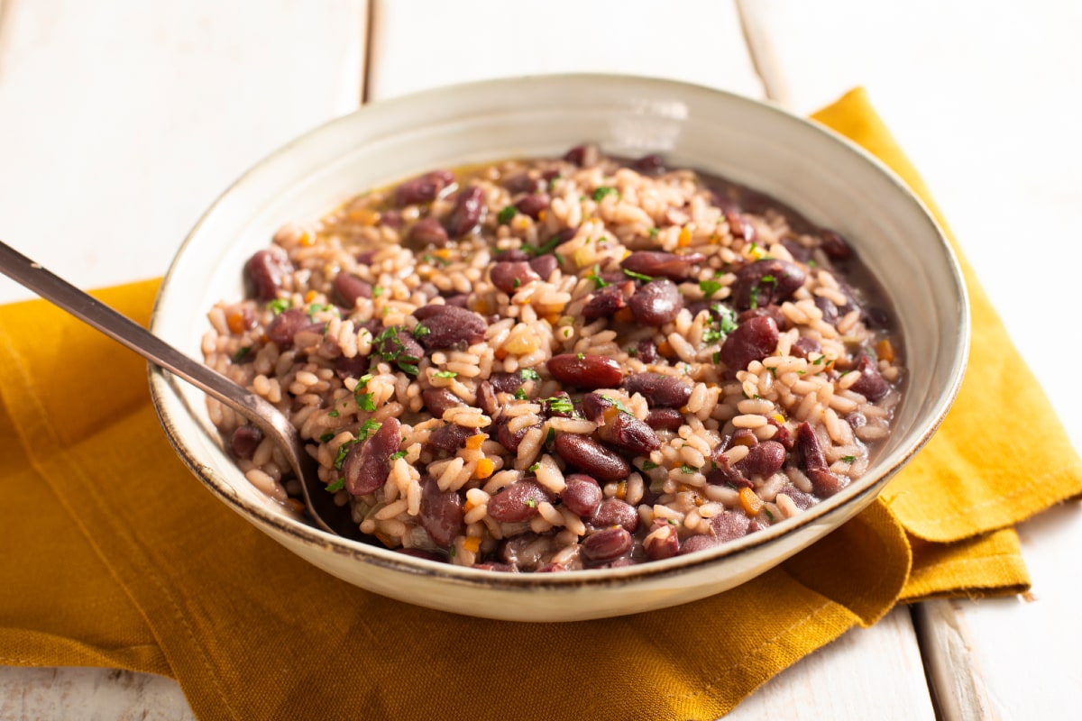 Arroz con frijoles