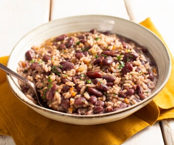 Arroz con frijoles
