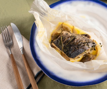 Lubina al papillote