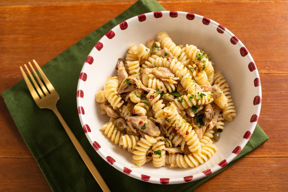 Pasta al tonno in bianco