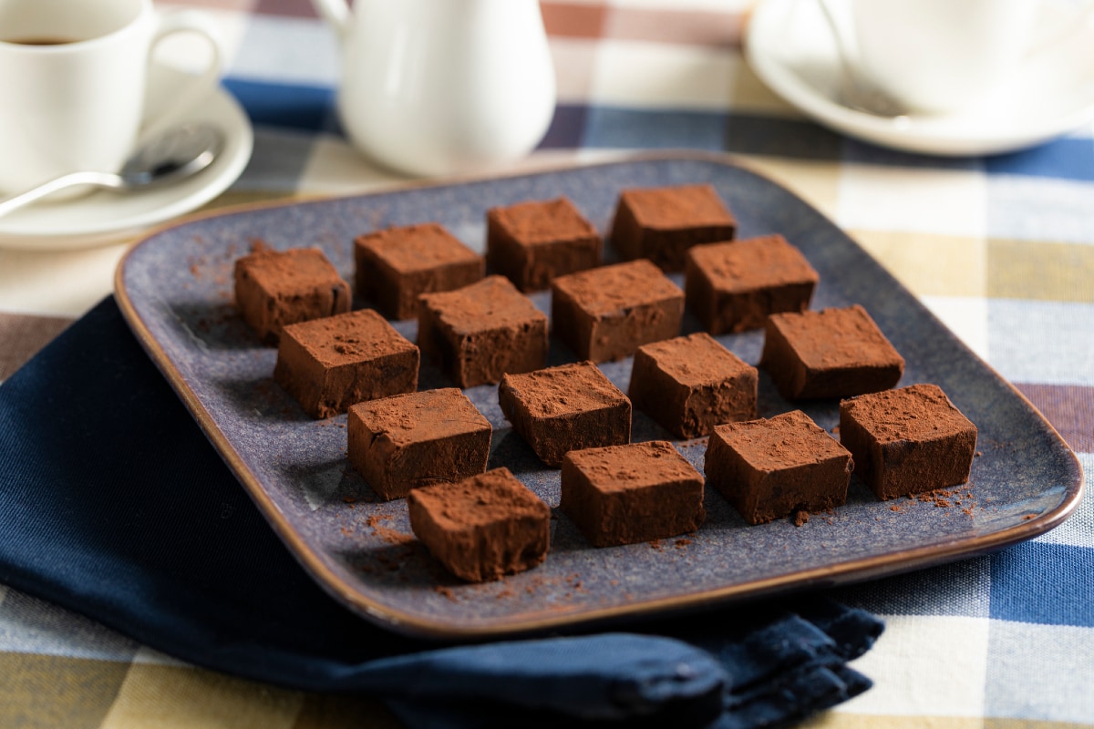 Dulces de chocolate y tahina