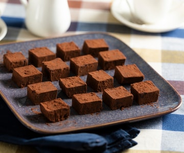 Dulces de chocolate y tahina