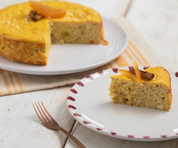 Tarta dulce de arroz y ricotta