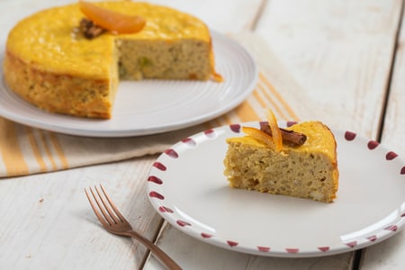 Tarta dulce de arroz y ricotta