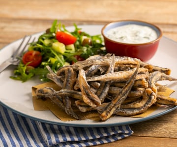 Boquerones fritos