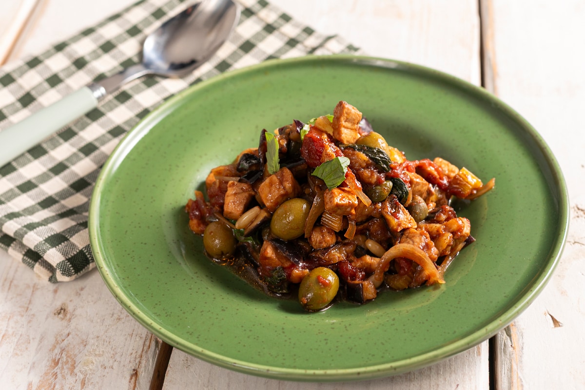 Caponata de pez espada