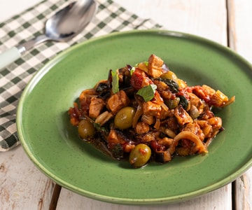 Caponata de pez espada