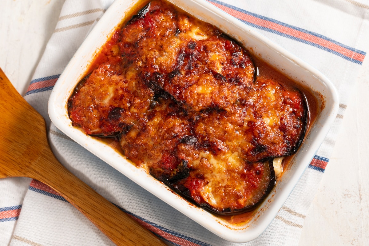 Parmigiana en freidora de aire