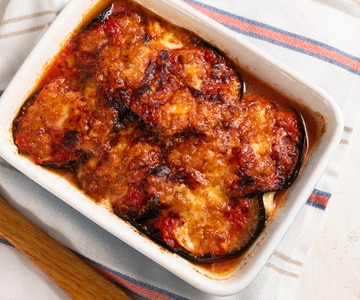 Parmigiana en freidora de aire