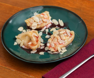 Vareniki con cerezas