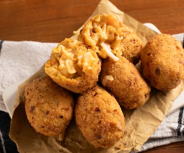 Supplì de pasta y patatas