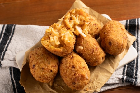 Supplì de pasta y patatas