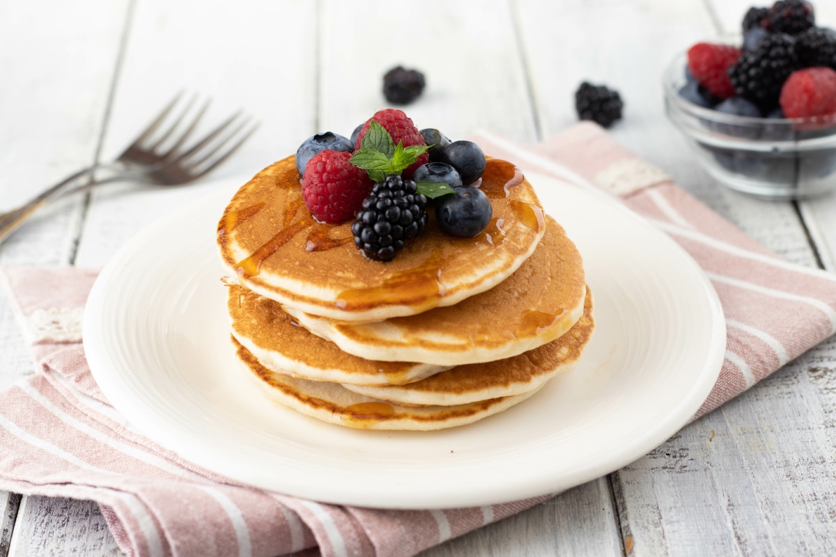 Pancake con claras de huevo