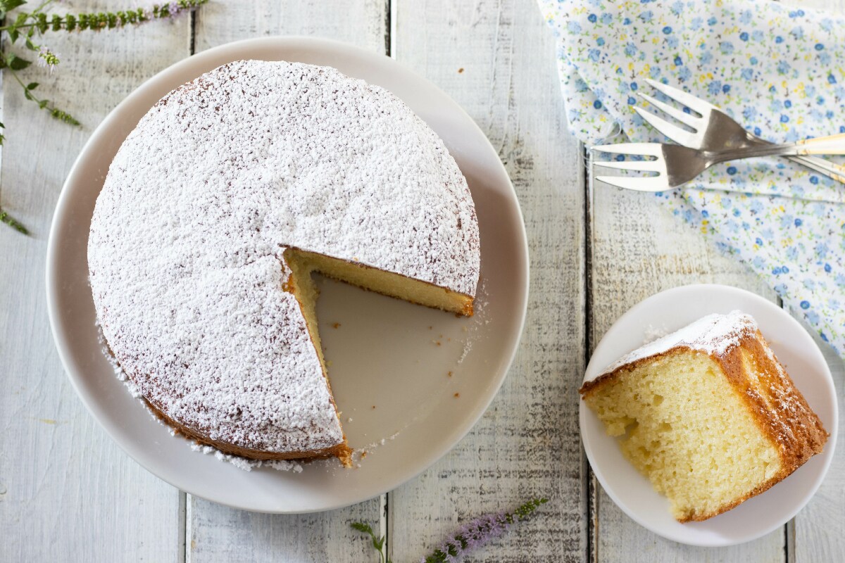 Tarta con yogur griego