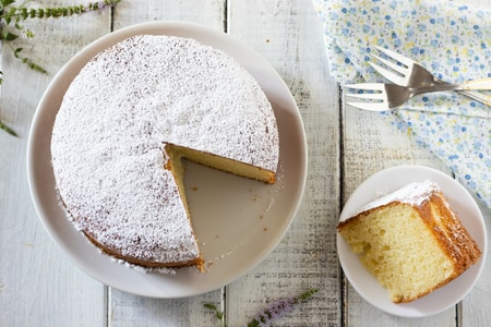 Tarta con yogur griego