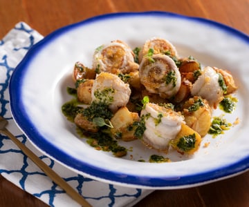 Rollitos de lenguado al horno