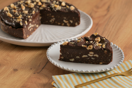 Tarta de salame de chocolate