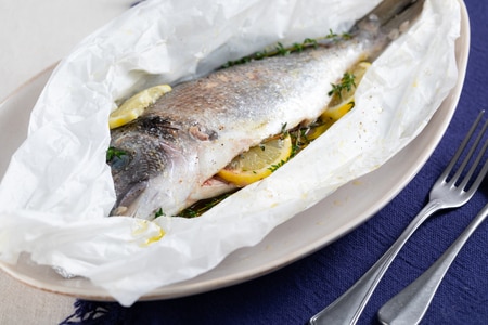 Dorada al papillote
