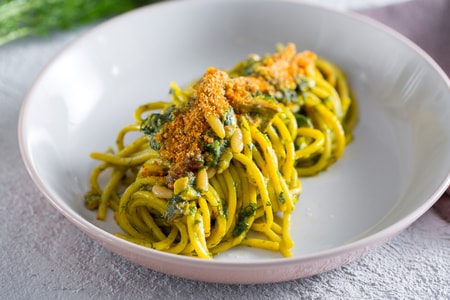 Pasta con sardinas