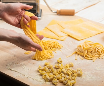 Pasta fresca con huevo (lámina y formatos)