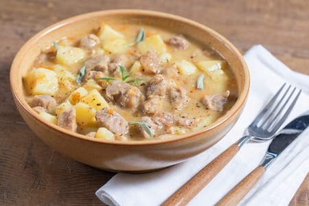 Estofado de ternera con patatas