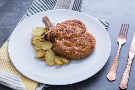 Chuleta a la milanesa