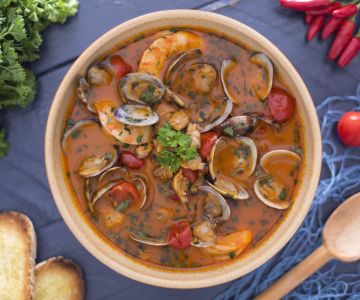 Sopa de almejas