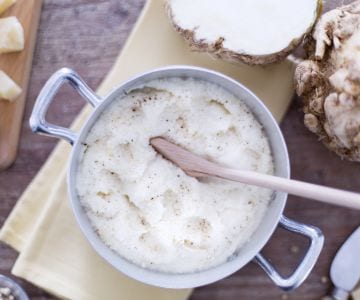Puré de apionabo a la nata