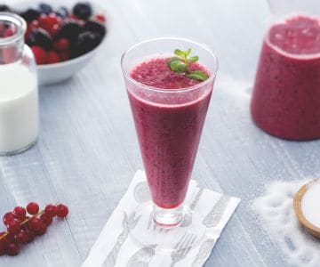 Batido de frutos del bosque