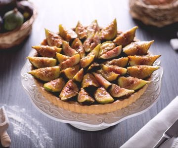 Tarta de higos caramelizados