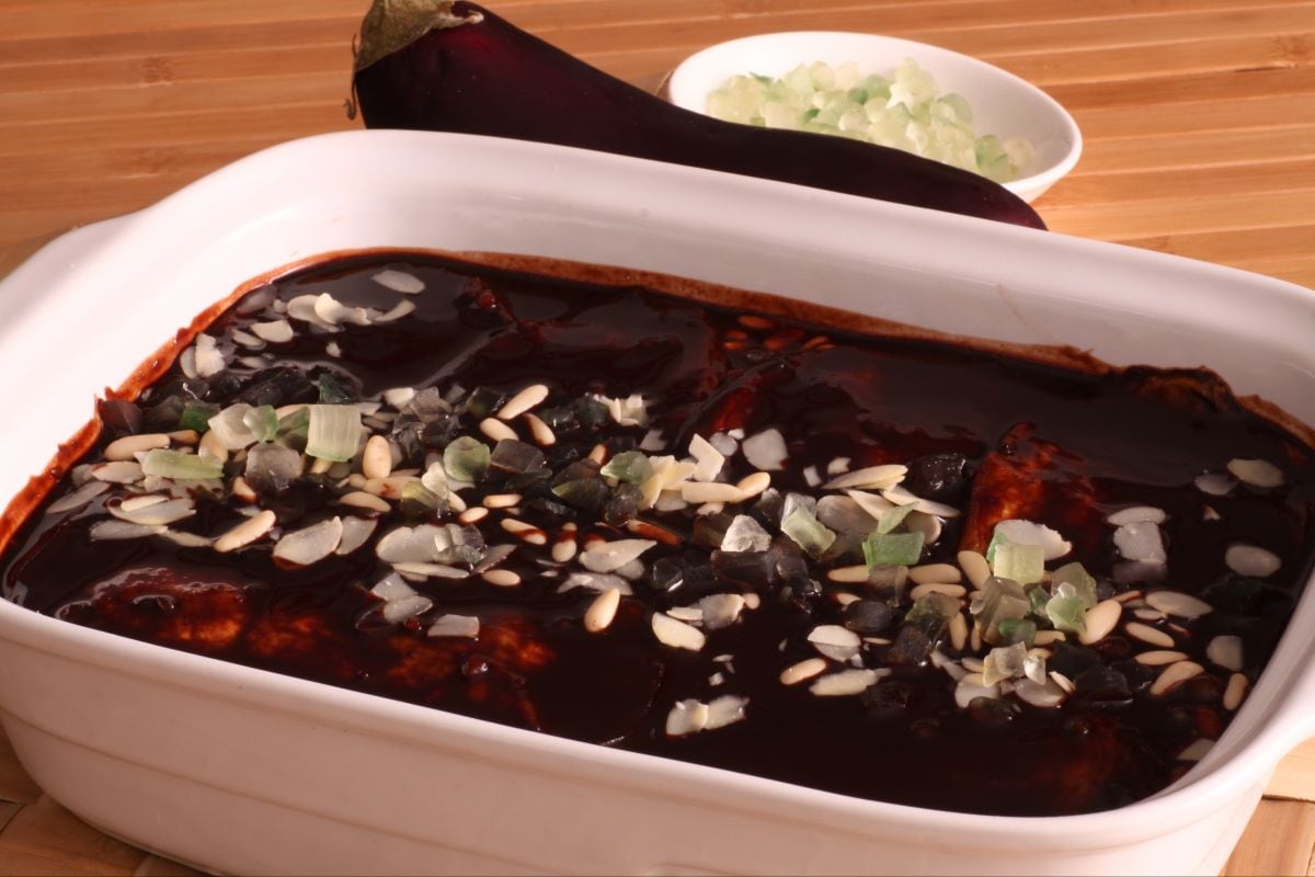 Berenjenas al chocolate