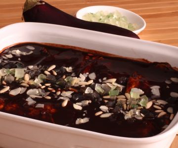 Berenjenas al chocolate