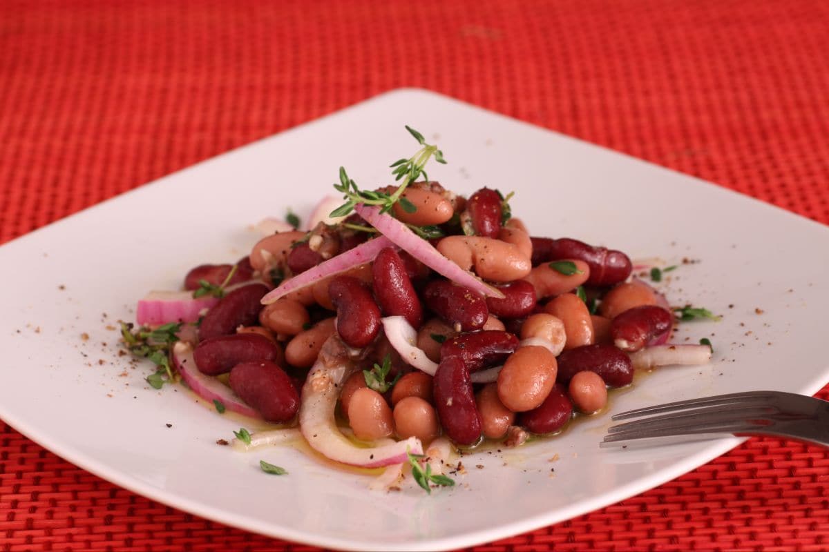 Ensalada de judías a la romana